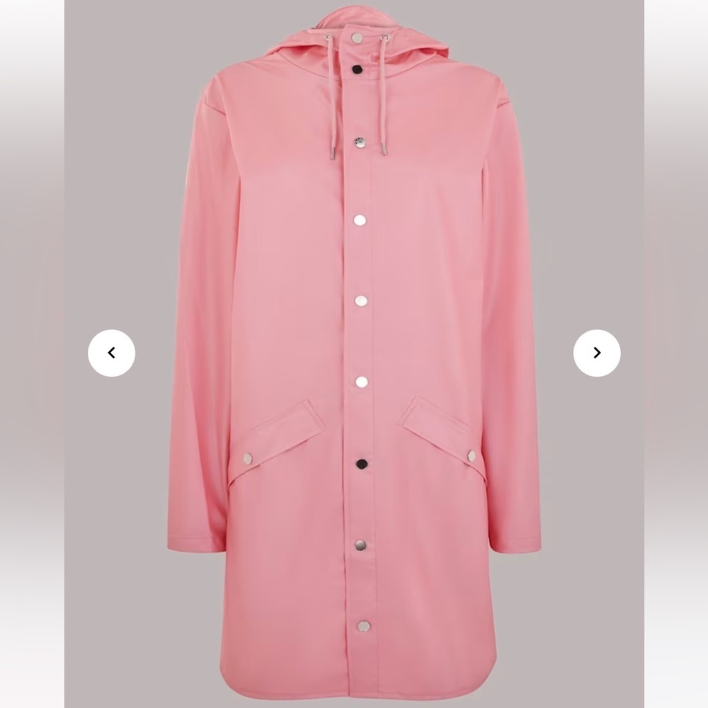 Pink Rains Unisex Long Jacket - Picture 9 of 15
